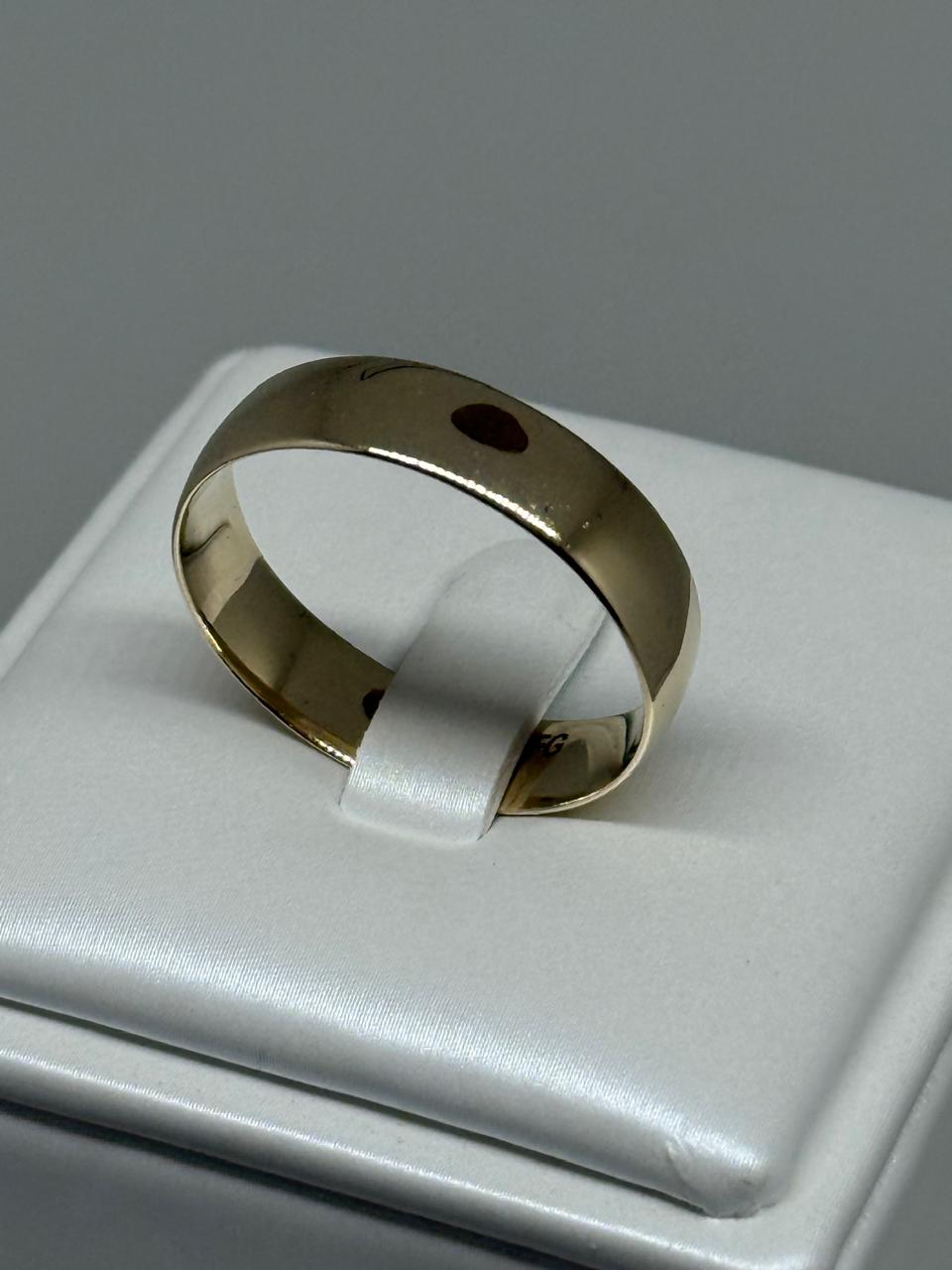 ANILLO BODA HOMBRE 14K 4.3G LK039